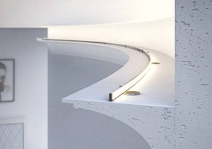 Perfil de aluminio para tira LED flexible / moldeable - 18x6mm - 2 metros (8)