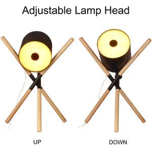 Lámpara de mesa nórdica de trípode "FOCUS" - 3 x E27 / G45 (19)