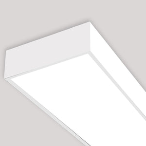 Panel LED slim de superficie 120X30 cm - Driver Philips - 44W - UGR19 - Con KIT de montaje (9)