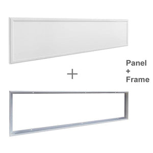 Panel LED slim de superficie 120X30 cm - Driver Philips - 44W - UGR19 - Con KIT de montaje (7)