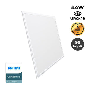 Panel LED slim 60X60 cm - Driver Philips - 44W - UGR19 - IP40