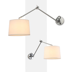 Aplique de pared cilíndrico con diseño clásico y articulado "ELBOW" E27 (7)