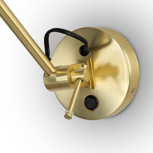 Aplique de pared cilíndrico con diseño clásico y articulado "ELBOW" E27 (19)