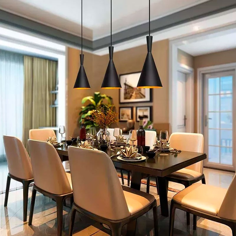 Lámpara colgante metal "Solvang" (1)