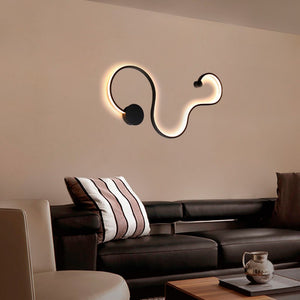 Aplique de pared moderno "WAVE" - 40W - 2800K (10)