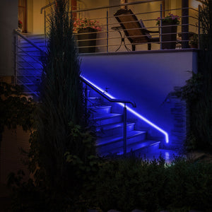 Neón LED flexible 24V DC - 4x10mm - 5 metros - Kit completo - IP67 - 11W/m - Curvatura lateral (49)