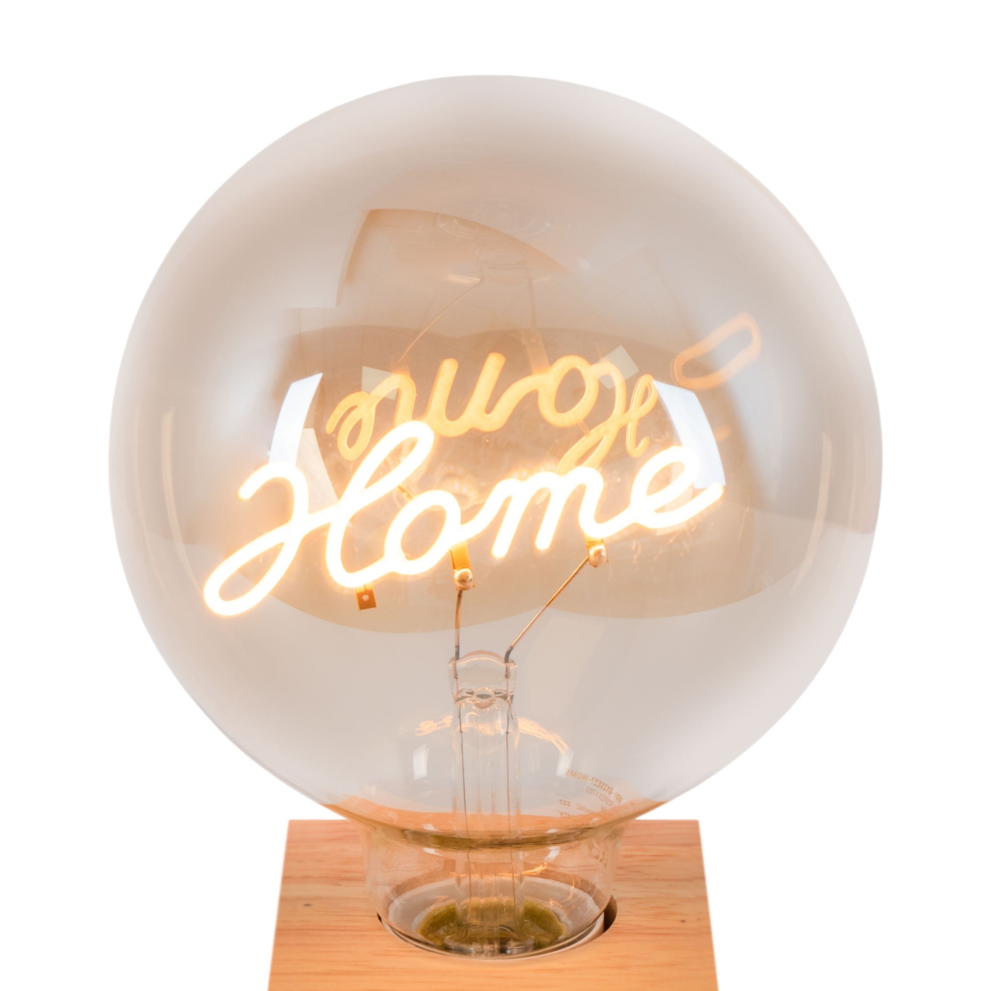 Bombilla decorativa filamento "HOME" E27 G125 - 4W - 2200K (1)