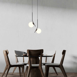 Lámpara colgante bola cristal "HERMI" - E27 (16)