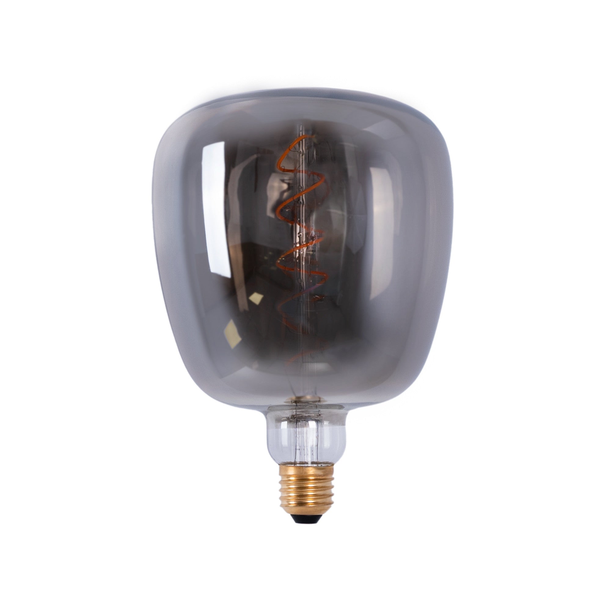 Bombilla decorativa LED de filamento con tinte ahumado - E27 D140 - Regulable - 4W - 1800K