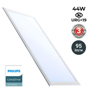 Panel LED slim 120X30 cm - Driver Philips - 44W - UGR19 - IP40 (10)