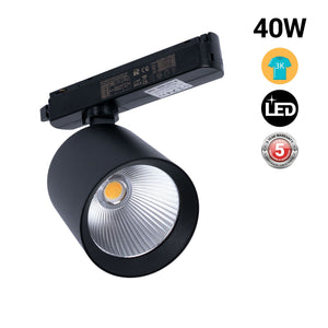 Proyector LED para carril monofásico 40W - Moda y retail