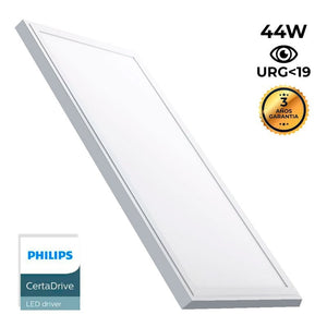 Panel LED slim de superficie 120X30 cm - Driver Philips - 44W - UGR19 - Con KIT de montaje (18)
