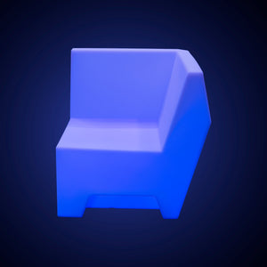 Asiento luminoso LED RGBW - 16W - Recargable - IP65 (10)