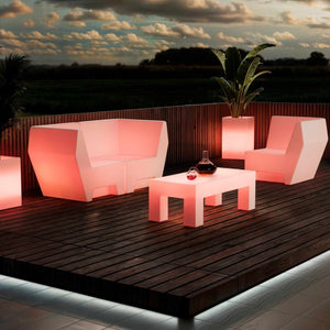 Asiento luminoso LED RGBW - 16W - Recargable - IP65 (1)