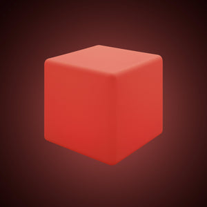 Cubo luminoso LED RGBW - 6W - Recargable (8)