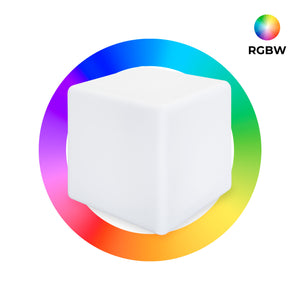 Cubo luminoso LED RGBW - 12W - Recargable