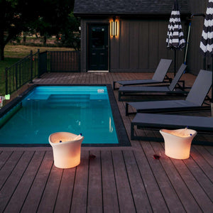 Cubitera LED RGBW - 6W - Ø 38 cm - Recargable (20)