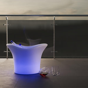 Cubitera LED RGBW - 6W - Ø 38 cm - Recargable (1)