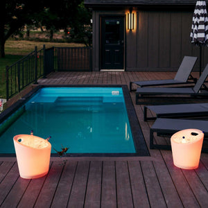 Cubitera LED RGBW - 6W - Ø 29 cm - Recargable (18)