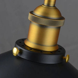 Lámpara colgante Retro "CLOCK WORK" con casquillo E27 60W (9)