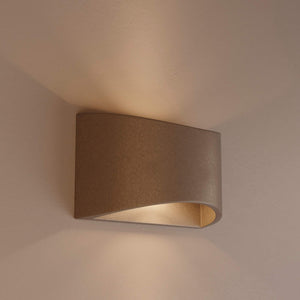 Aplique de pared concreto "Raquel" - Up & down - 1 x G9