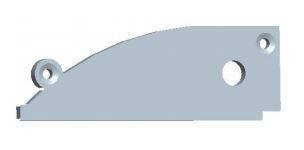 Tapas para perfil de Aluminio Escayola/Pladur 18.5X15.5 (2)