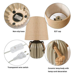 Lámpara de mesa de cerámica "AYA" E27 (2)