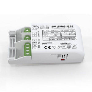 Driver regulable TRIAC DALI PUSH 0/1-10V 6-42V 10W multicorriente (200-350mA) (2)