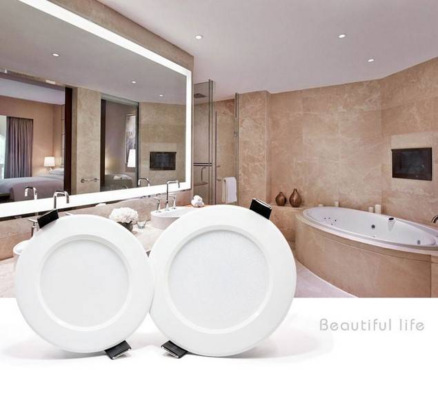 Downlight LED estanco empotrable CCT - 7W - IP44 - Corte Ø 68-75mm (4)