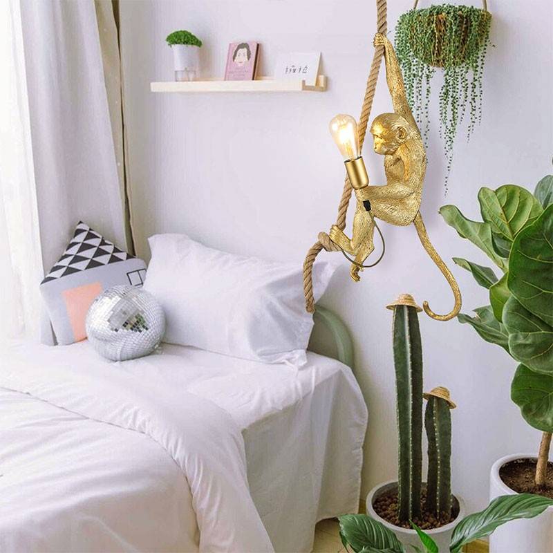 Lámpara mono colgante de resina "Ximpa" (9)