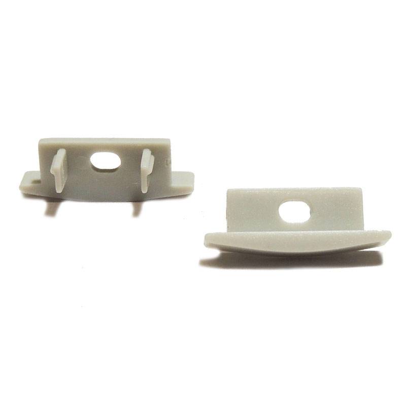 Tapa lateral para perfil empotrable 23x8mm (1ud) & Tapa lateral para perfil empotrable 23x8mm (1ud)