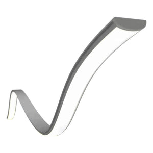 Perfil de aluminio para tira LED flexible / moldeable - 18x6mm - 2 metros