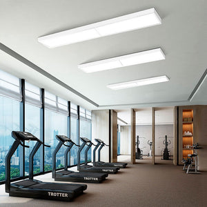 Panel LED slim de superficie 120X30 cm - Driver Philips - 44W - UGR19 - Con KIT de montaje (12)