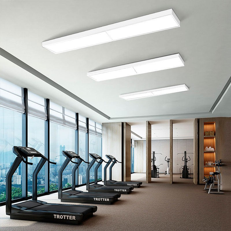 Panel LED slim de superficie 120X30 cm - Driver Philips - 44W - UGR19 - Con KIT de montaje (12)