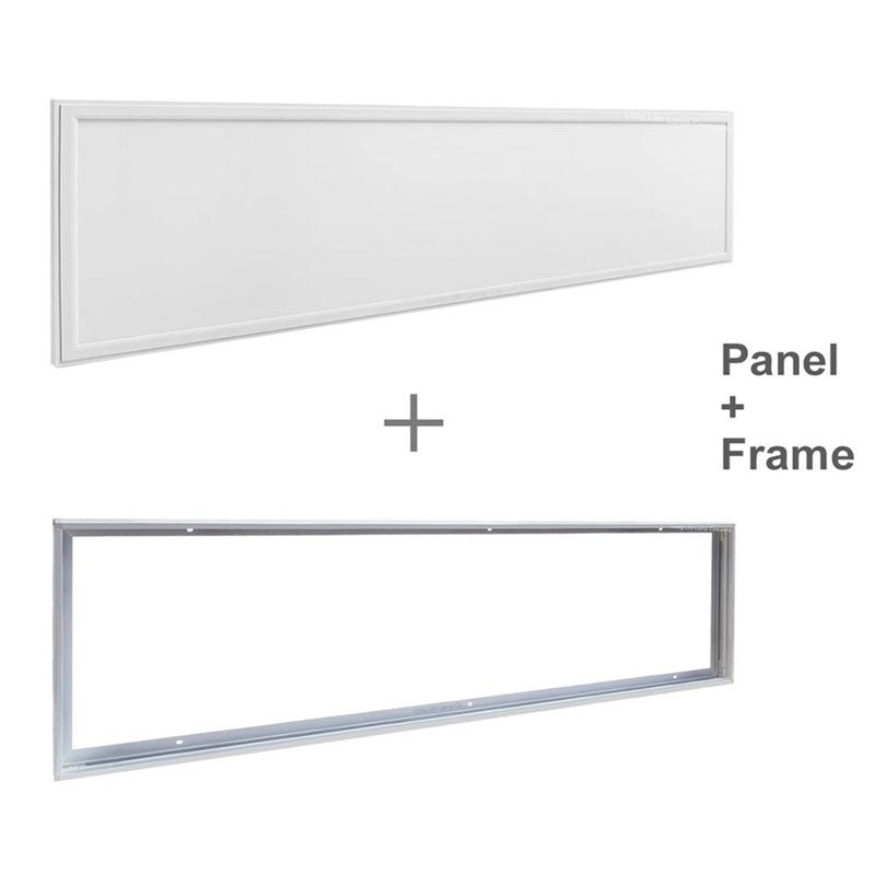 Panel LED slim de superficie 120X30 cm - Driver Philips - 44W - UGR19 - Con KIT de montaje (7)