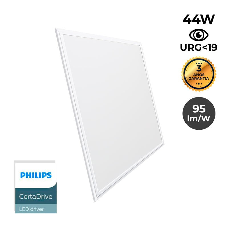Panel LED slim 60X60 cm - Driver Philips - 44W - UGR19 - IP40