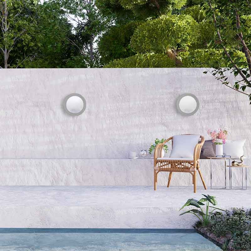 Plafón estanco para techo o pared FUMAGALLI UMBERTA 2x E27 IP66 (27)