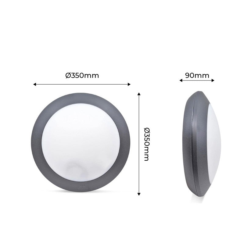 Plafón estanco para techo o pared FUMAGALLI UMBERTA 2x E27 IP66 (37)