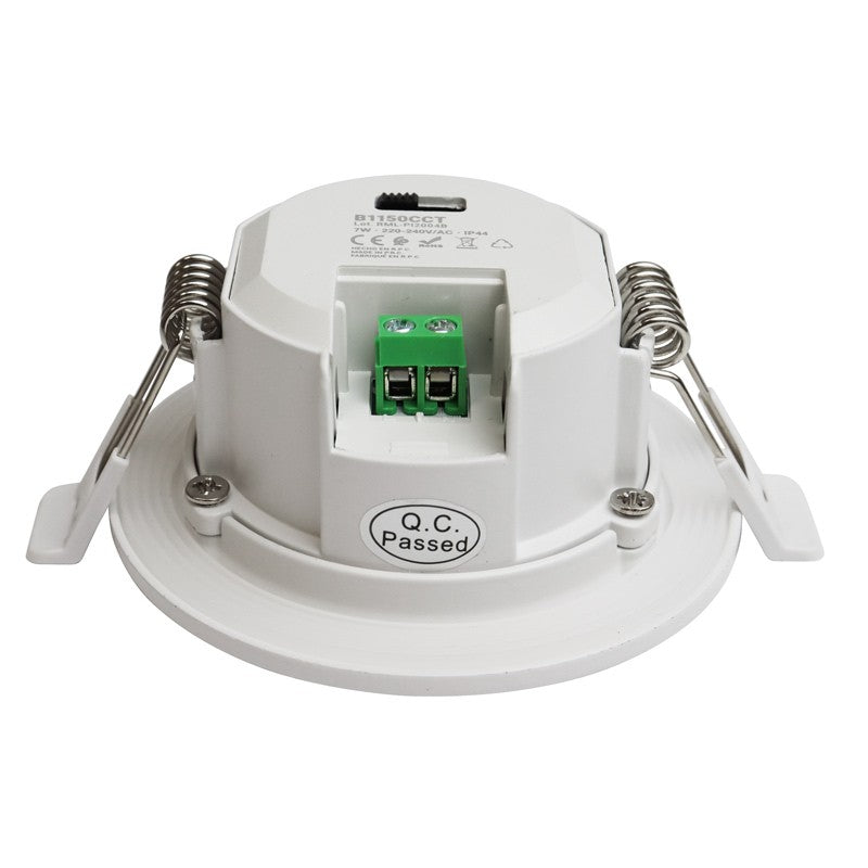 Downlight LED estanco empotrable CCT - 7W - IP44 - Corte Ø 68-75mm (10)