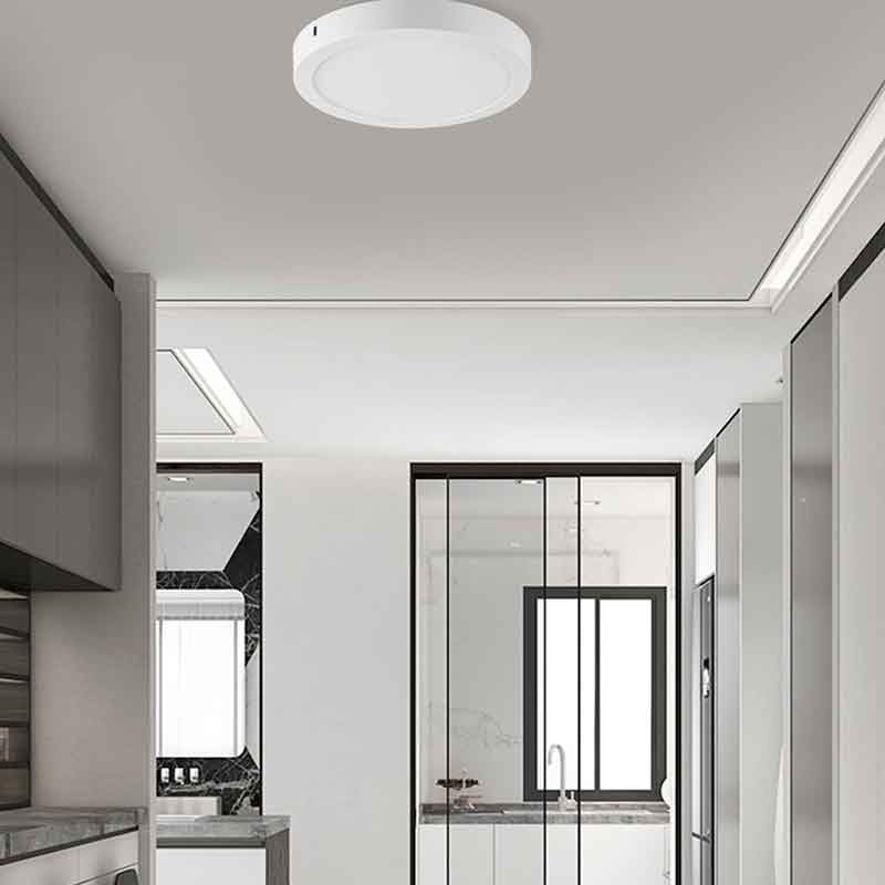 Plafón techo LED circular 6W - Ø11,5cm - 365lm (4)