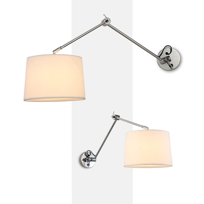 Aplique de pared cilíndrico con diseño clásico y articulado "ELBOW" E27 (7)