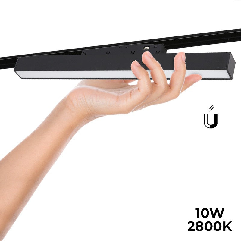 Luminaria lineal LED opal para carril magnético 48V - 10W