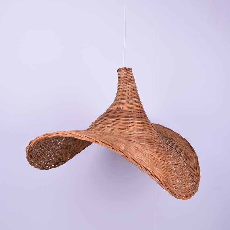 Lámpara colgante de mimbre "Tien" (11)