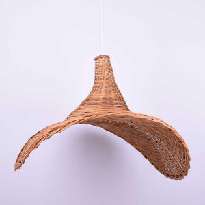 Lámpara colgante de mimbre "Tien" (13)