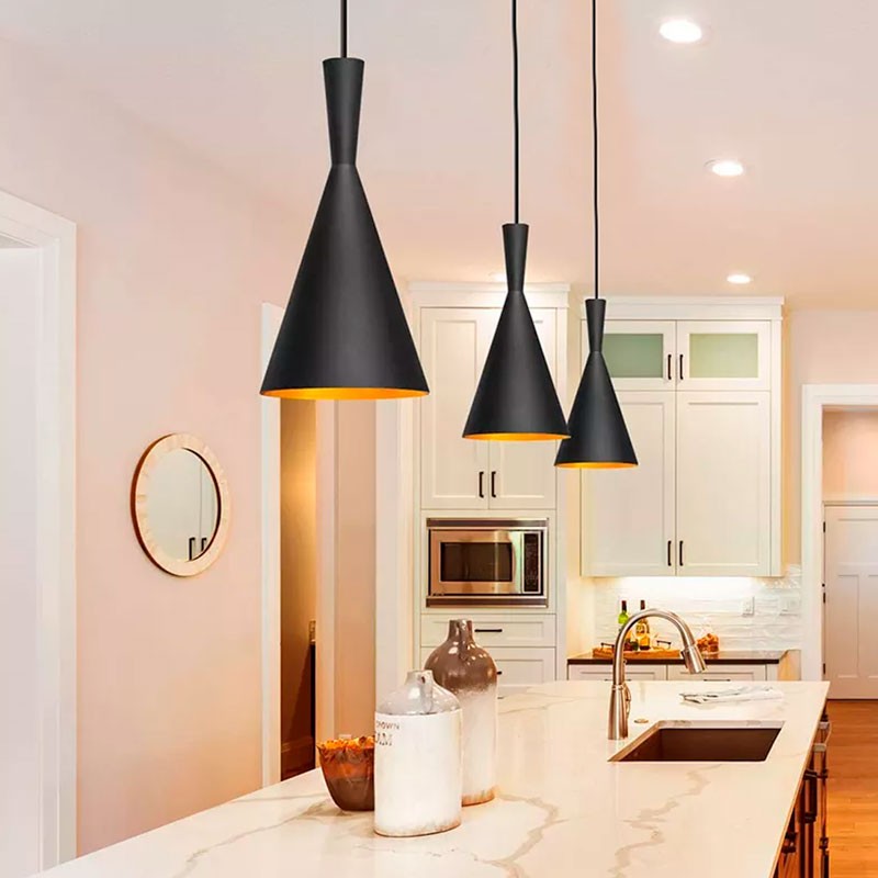 Lámpara colgante metal "Solvang" (28)