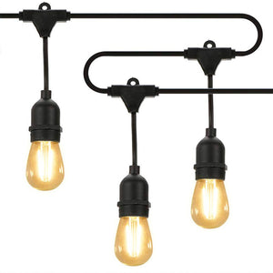 Guirnalda exterior conectable en serie - IP65 - 6,5 metros - 10 x E27 (8)
