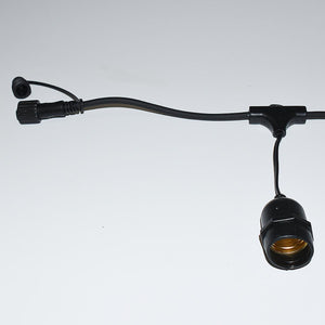 Guirnalda exterior conectable en serie - IP65 - 6,5 metros - 10 x E27 (15)