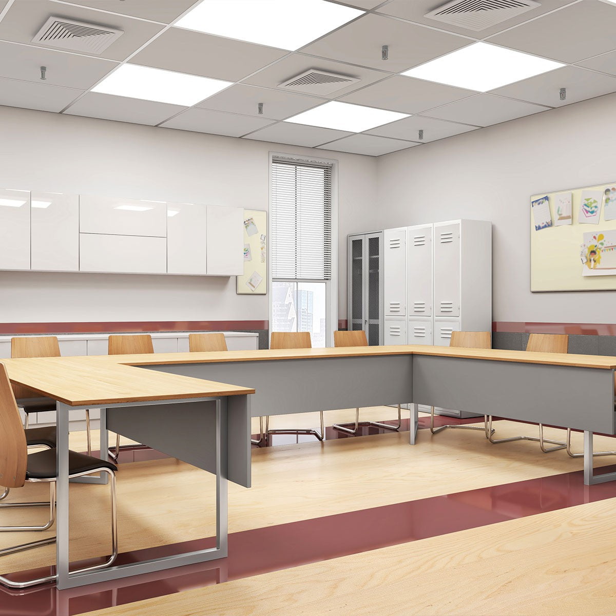 Panel LED slim 60X60 cm - Driver Philips - 44W - UGR19 - IP40 (2)