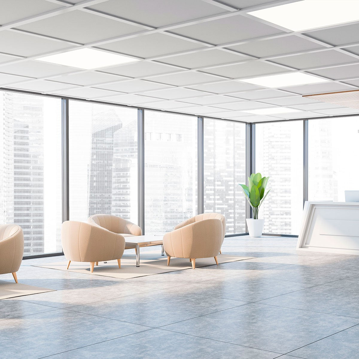 Panel LED slim 60X60 cm - Driver Philips - 44W - UGR19 - IP40 (12)