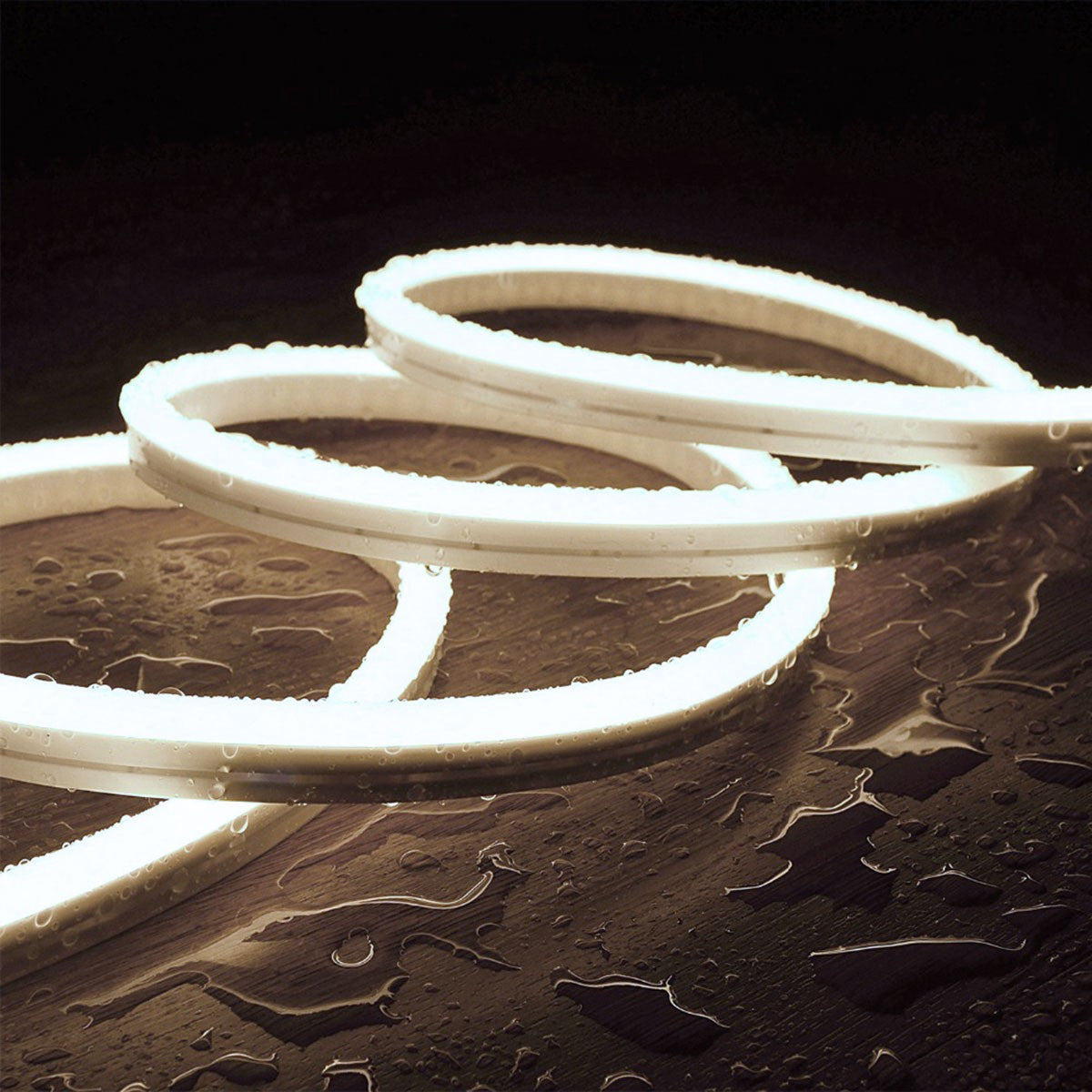 Neón LED flexible 24V DC - 4x10mm - 5 metros - Kit completo - IP67 - 11W/m - Curvatura lateral (15)